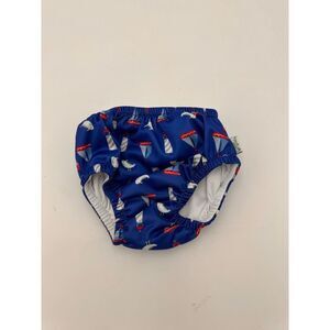 Green Sprouts Reusable Swim Diaper Baby Size 18 Months Blue 100% Polyester